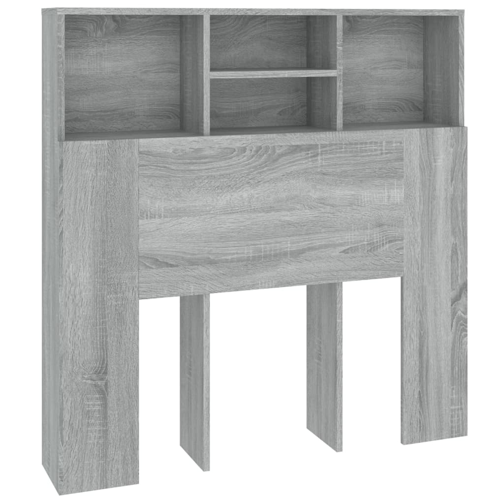 Armoire de tête de lit Sonoma gris 100x19x103,5 cm Têtes et pieds de lit vidaXL   