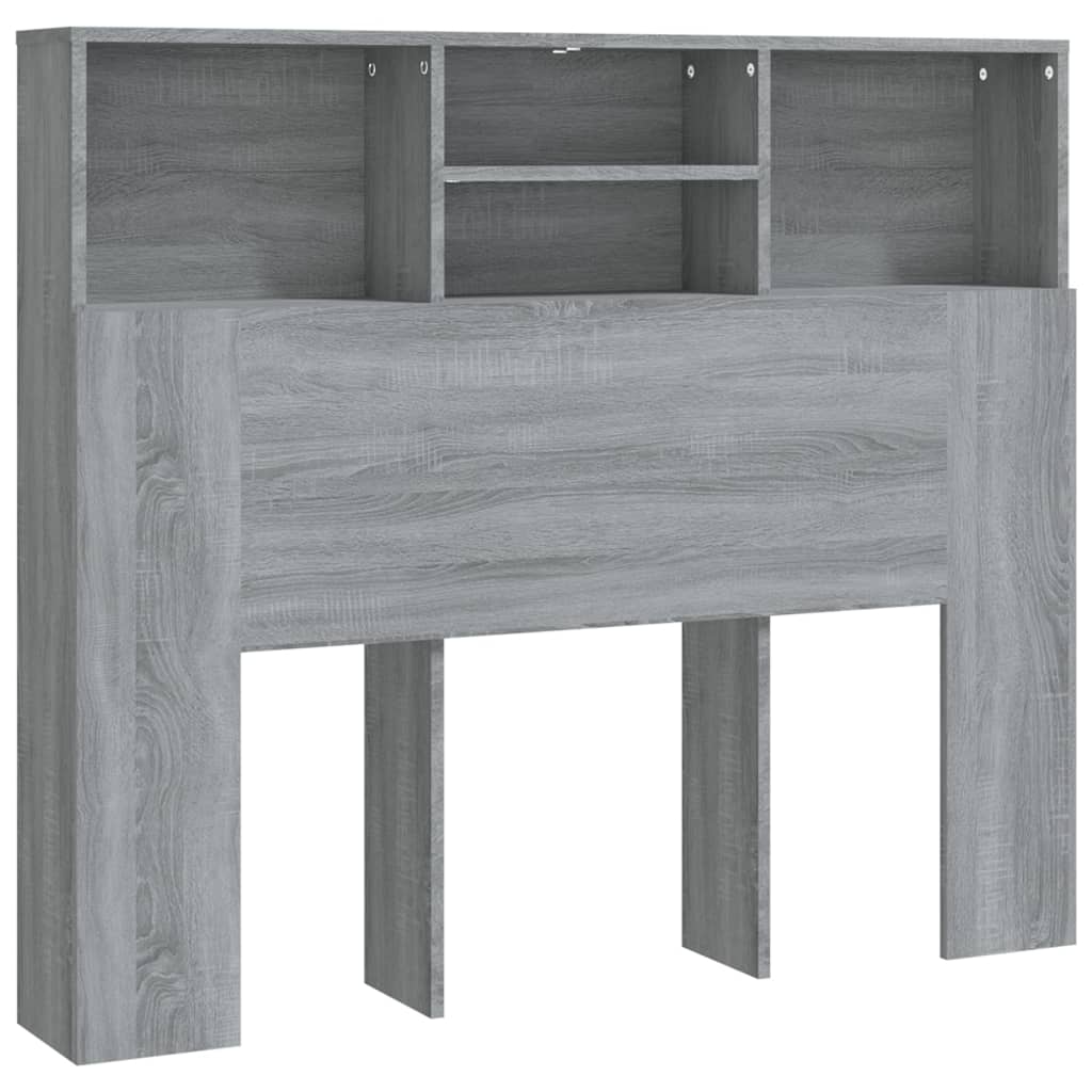 Armoire de tête de lit Sonoma gris 120x19x103,5 cm Têtes et pieds de lit vidaXL   