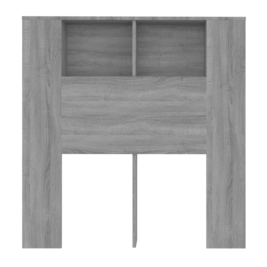 Armoire de tête de lit Sonoma gris 100x18,5x104,5 cm Têtes et pieds de lit vidaXL   