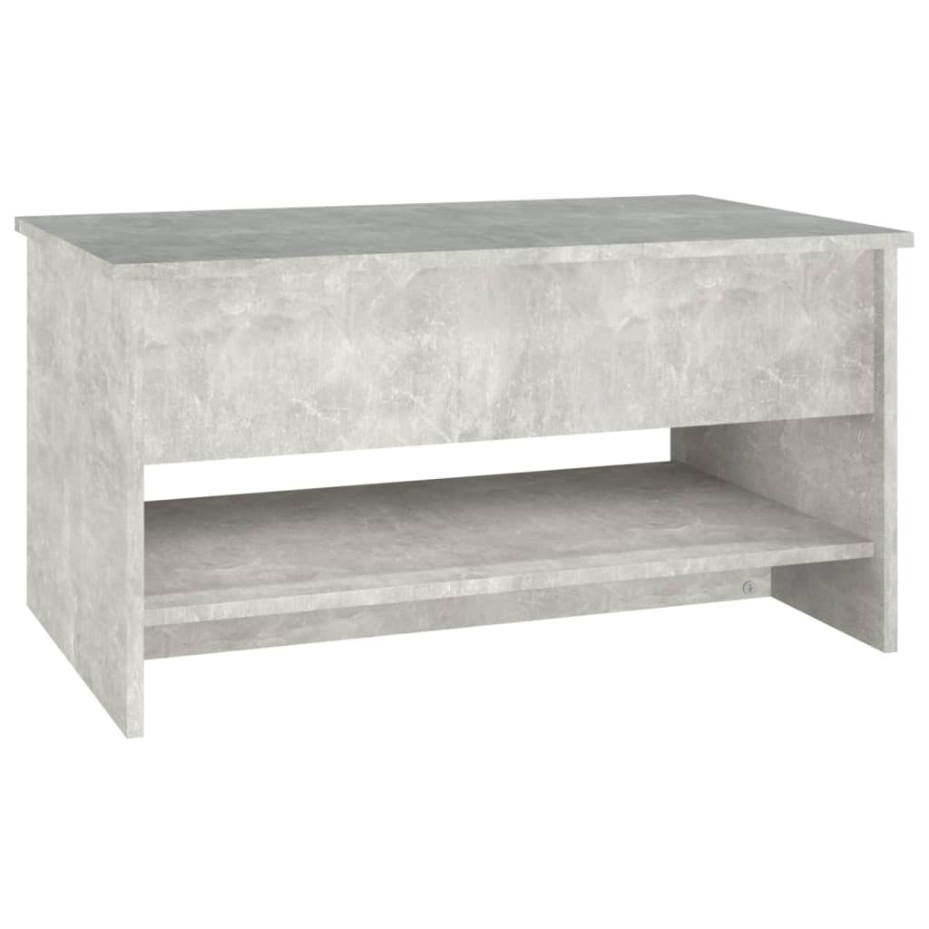 Table basse Gris béton 80x50x40 cm Bois d'ingénierie Tables basses vidaXL   