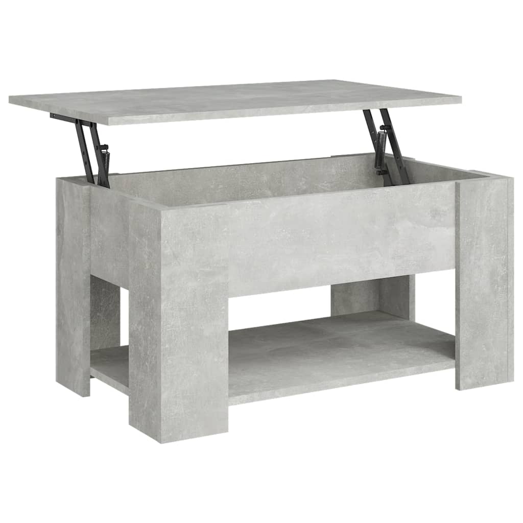 Table basse gris béton 79x49x41 cm bois d'ingénierie Tables basses vidaXL   