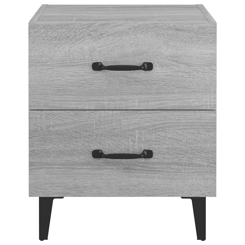 Table de chevet Sonoma gris 40x35x47,5 cm Tables de chevet vidaXL