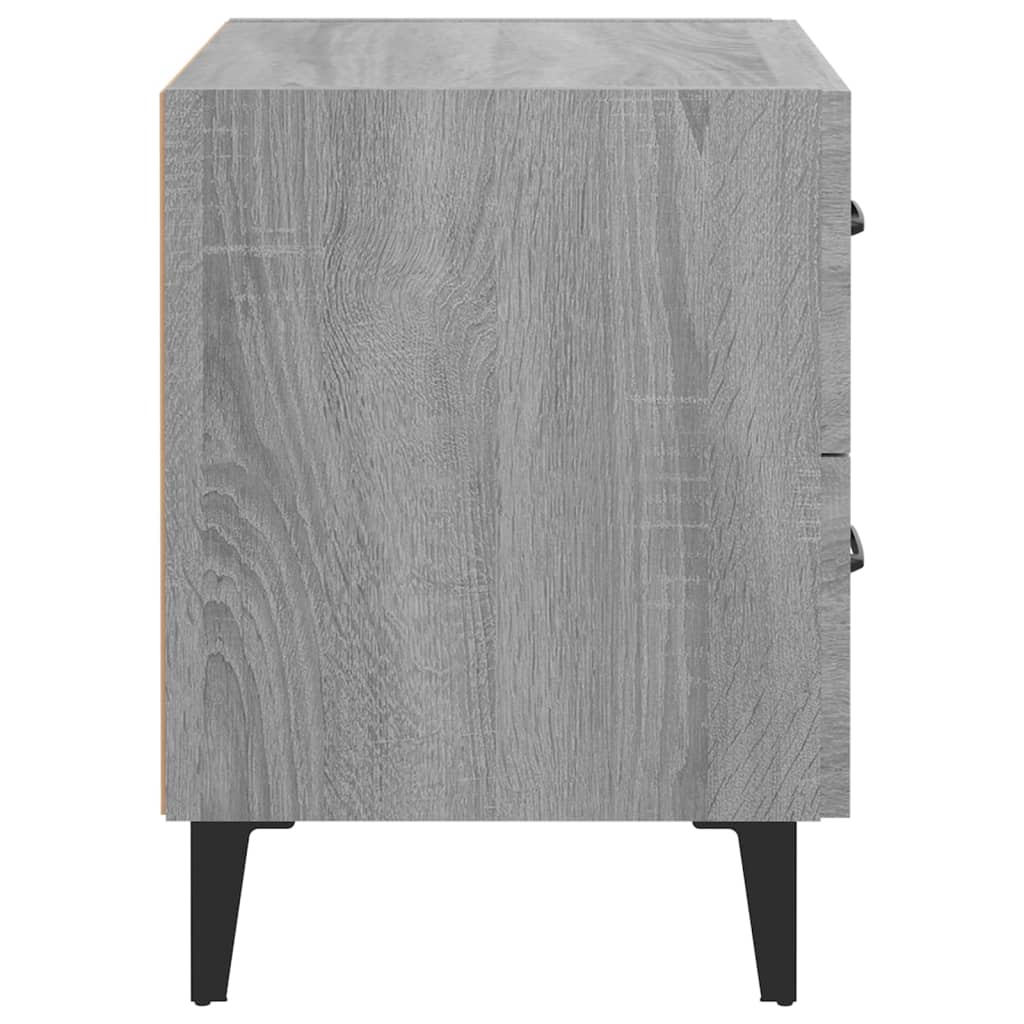 Table de chevet Sonoma gris 40x35x47,5 cm Tables de chevet vidaXL