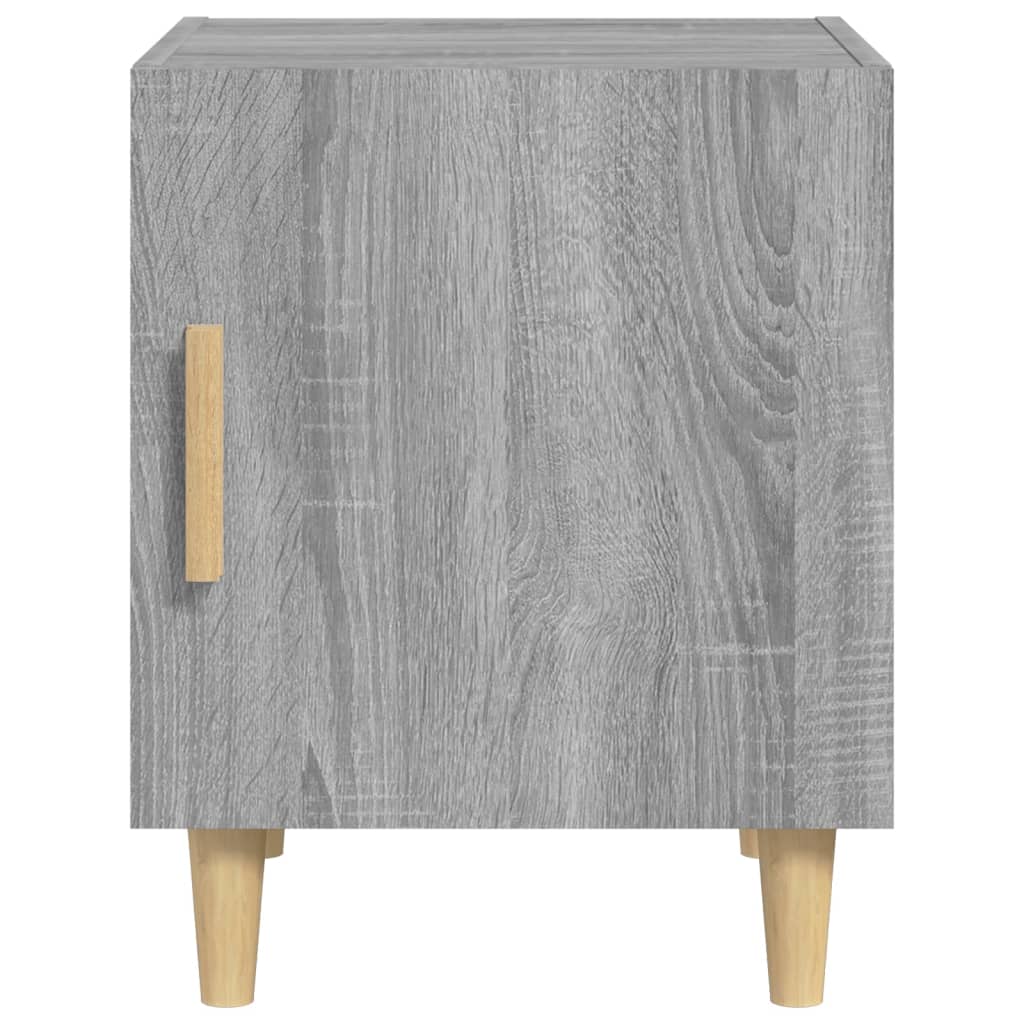 Table de chevet Sonoma gris Bois d'ingénierie Tables de chevet vidaXL   