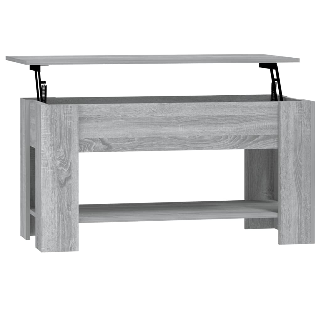 Table basse Sonoma gris 101x49x52 cm Bois d'ingénierie Tables basses vidaXL   