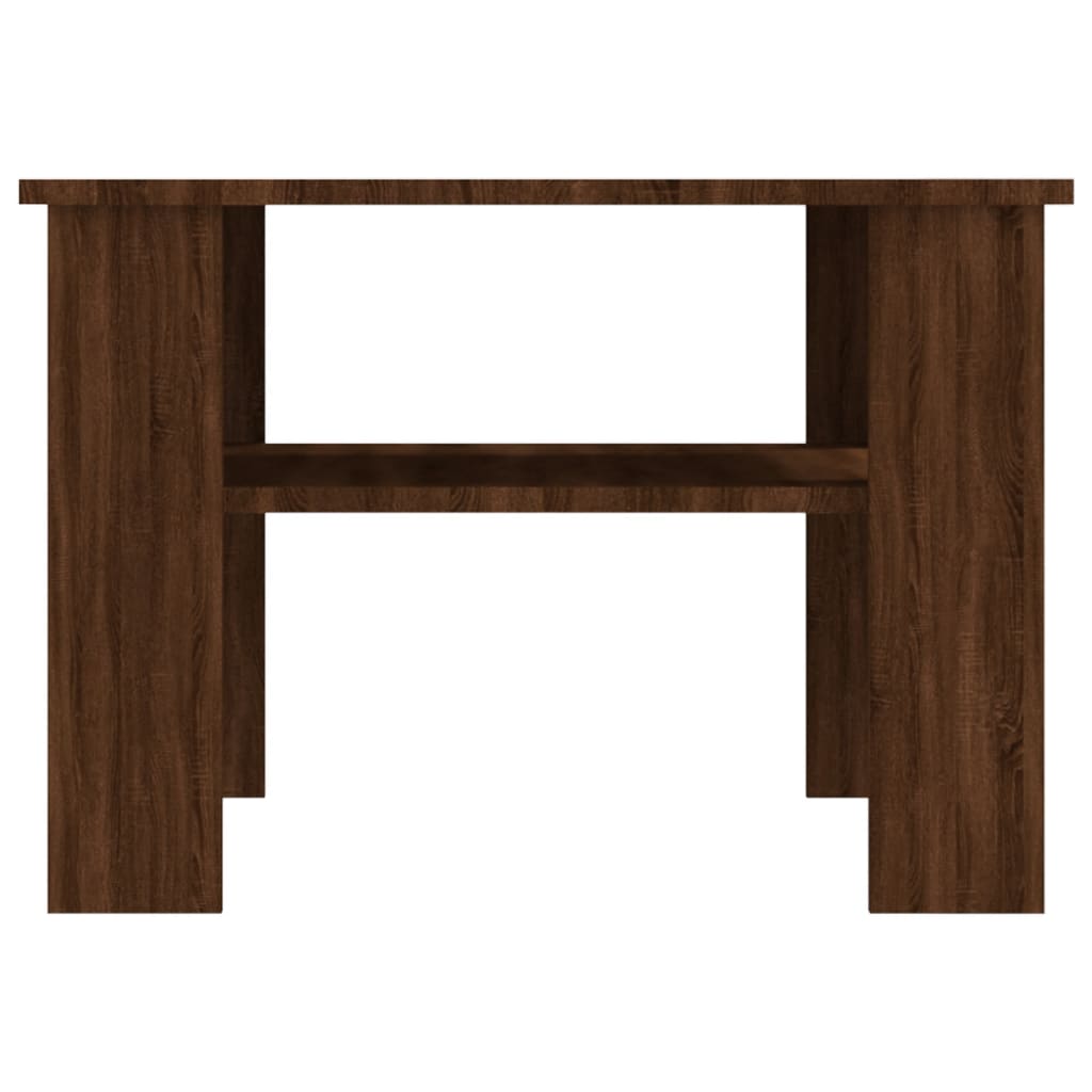 Table basse Chêne marron 60x60x42 cm Bois d'ingénierie Tables basses vidaXL   