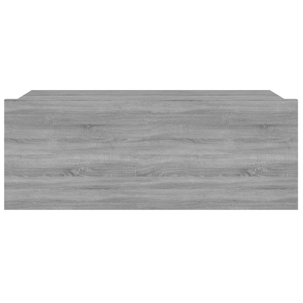 Table de chevet flottante Sonoma gris 40x30x15 cm Tables de chevet vidaXL   