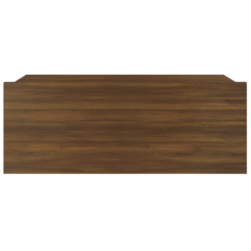 Tables de chevet flottantes 2 pcs Chêne marron 40x30x15 cm Tables de chevet vidaXL   