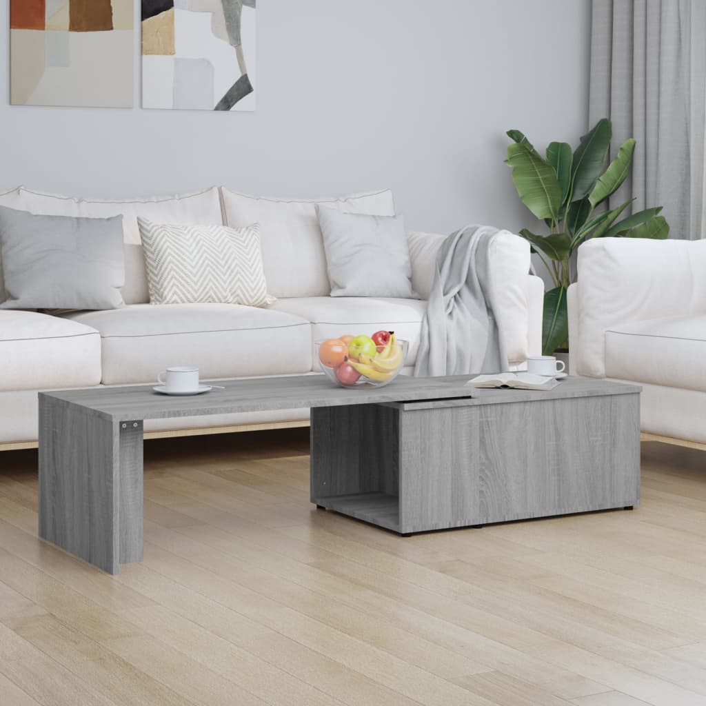 Table basse Sonoma gris 150x50x35 cm Bois d'ingénierie Tables basses vidaXL   