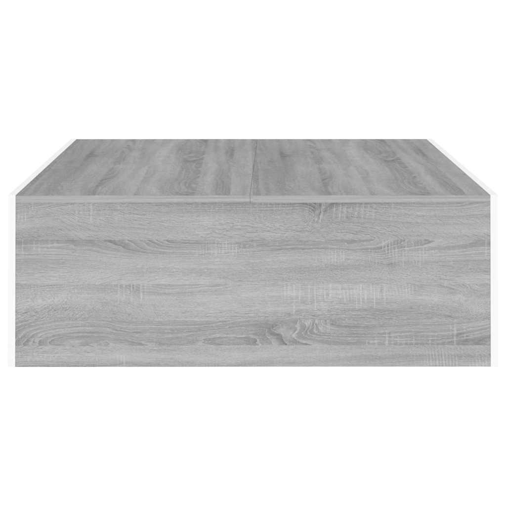 Table basse Sonoma gris 100x100x35 cm Bois d'ingénierie Tables basses vidaXL