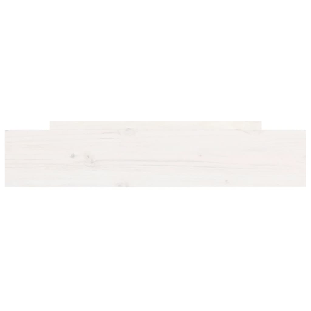 Tiroirs de lit 2 pcs blanc Bois de pin massif Lits & accessoires vidaXL   