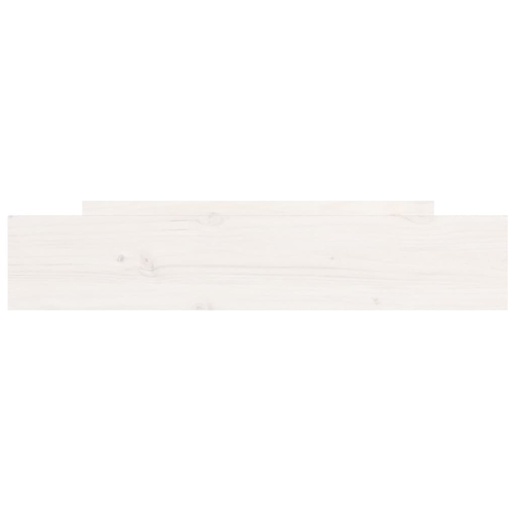 Tiroirs de lit 2 pcs blanc Bois de pin massif Lits & accessoires vidaXL   