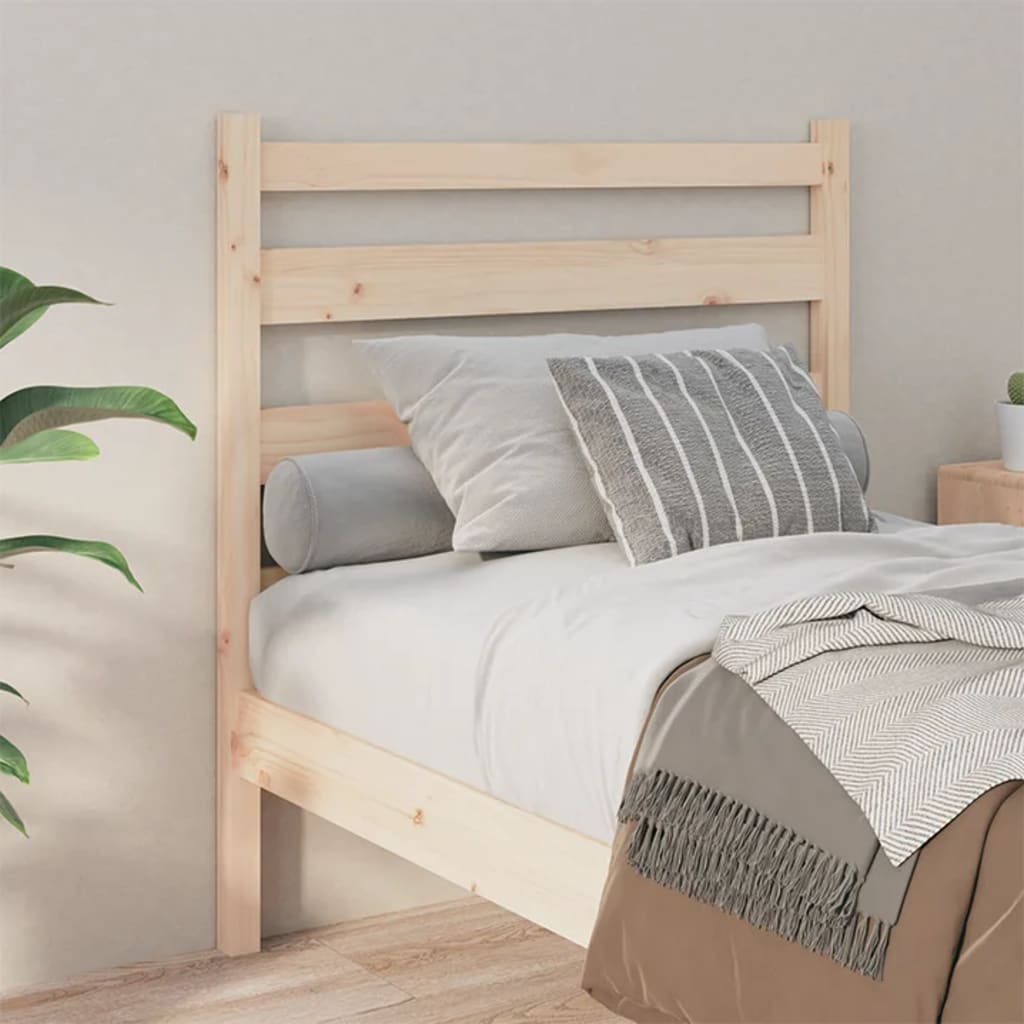 Tête de lit 81x4x100 cm Bois massif de pin Têtes et pieds de lit vidaXL   