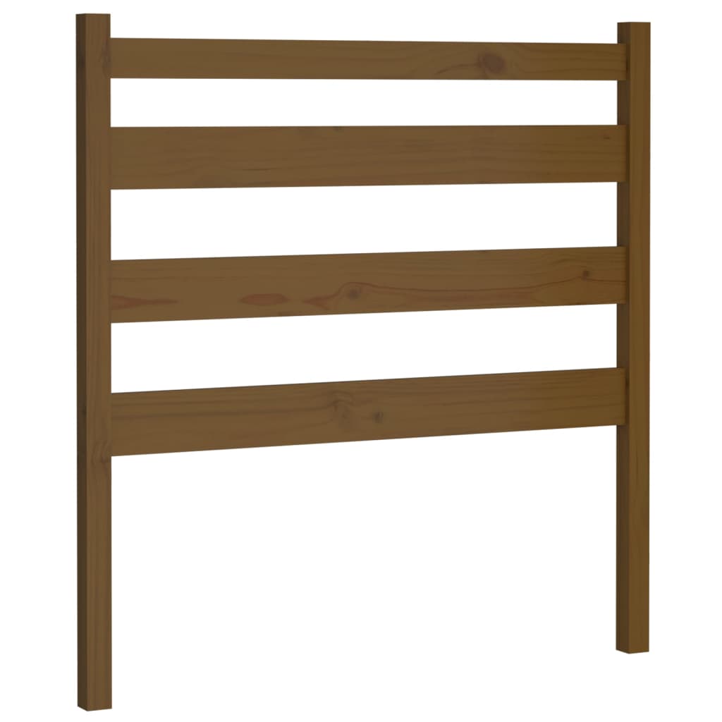 Tête de lit Marron miel 81x4x100 cm Bois massif de pin Têtes et pieds de lit vidaXL   