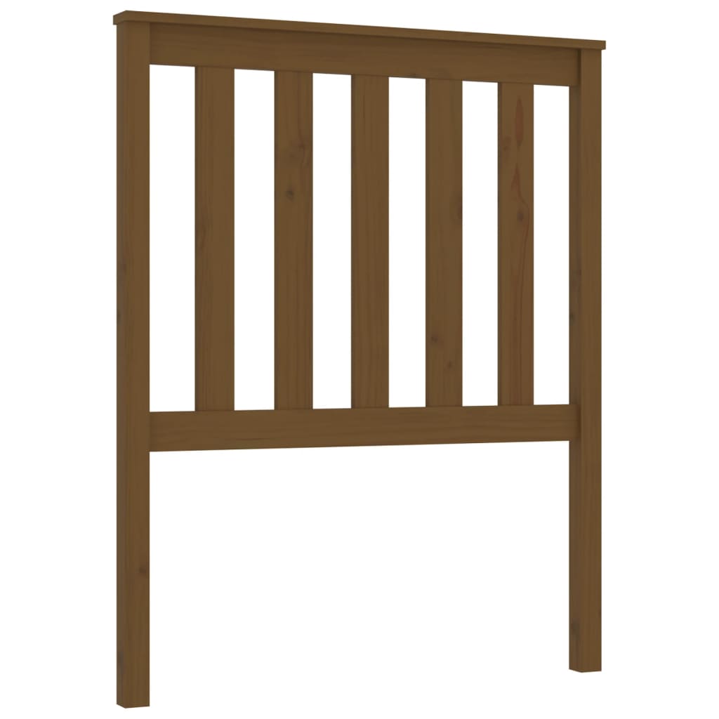 Tête de lit Marron miel 81x6x101 cm Bois massif de pin Têtes et pieds de lit vidaXL   