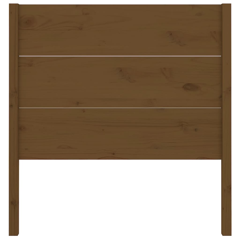 Tête de lit Marron miel 81x4x100 cm Bois massif de pin Têtes et pieds de lit vidaXL   