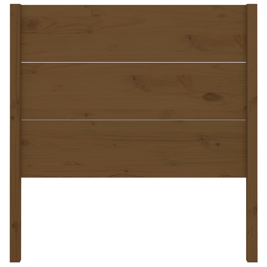 Tête de lit Marron miel 96x4x100 cm Bois massif de pin Têtes et pieds de lit vidaXL   