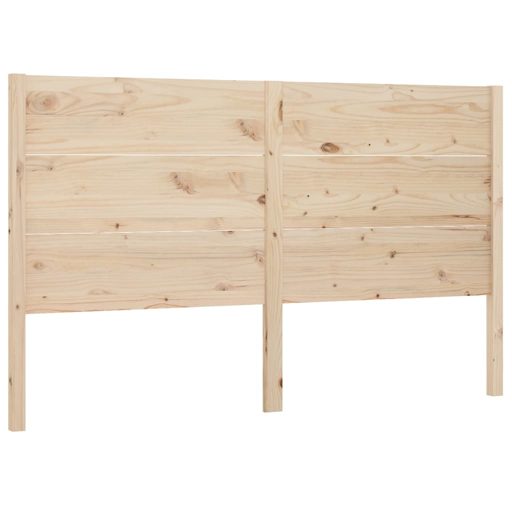 Tête de lit 126x4x100 cm Bois massif de pin Têtes et pieds de lit vidaXL   