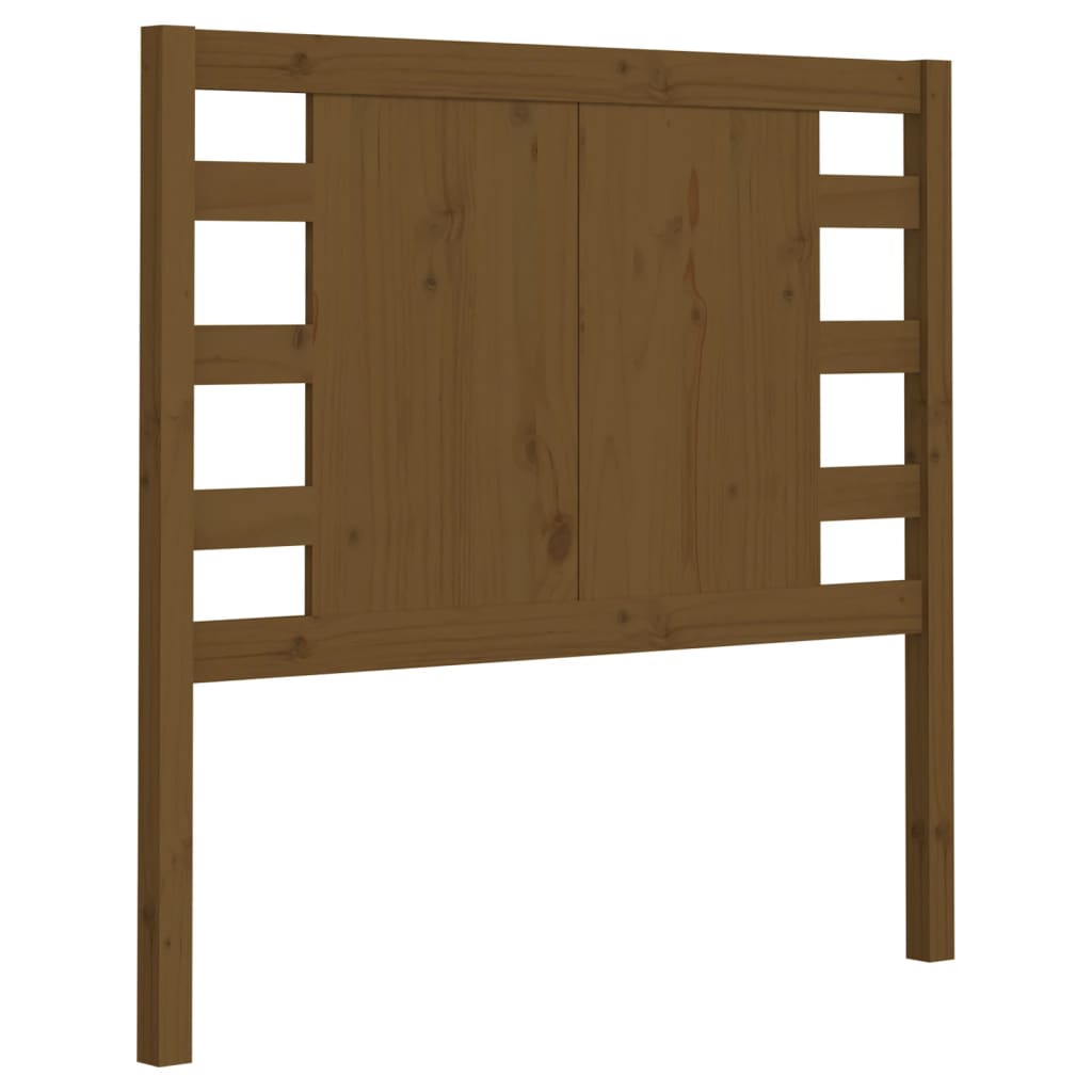 Tête de lit Marron miel 96x4x100 cm Bois massif de pin Têtes et pieds de lit vidaXL   