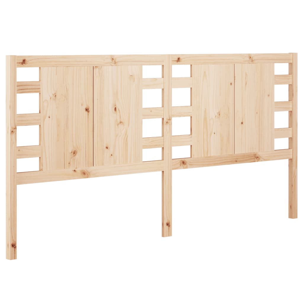 Tête de lit 126x4x100 cm Bois massif de pin Têtes et pieds de lit vidaXL   