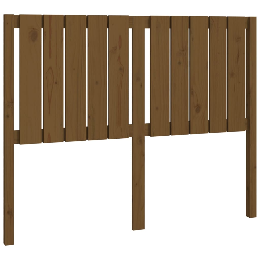 Tête de lit Marron miel 125,5x4x100 cm Bois massif de pin Têtes et pieds de lit vidaXL   