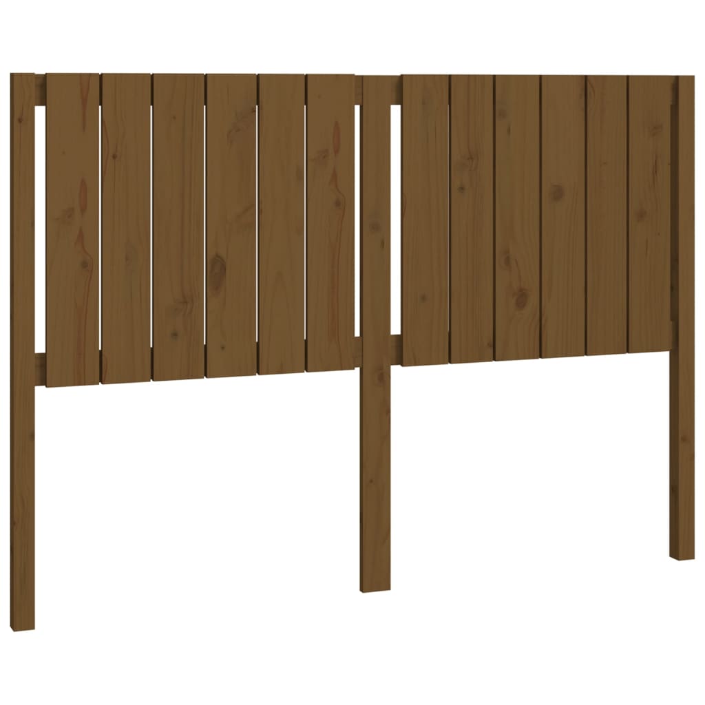 Tête de lit Marron miel 145,5x4x100 cm Bois massif de pin Têtes et pieds de lit vidaXL   