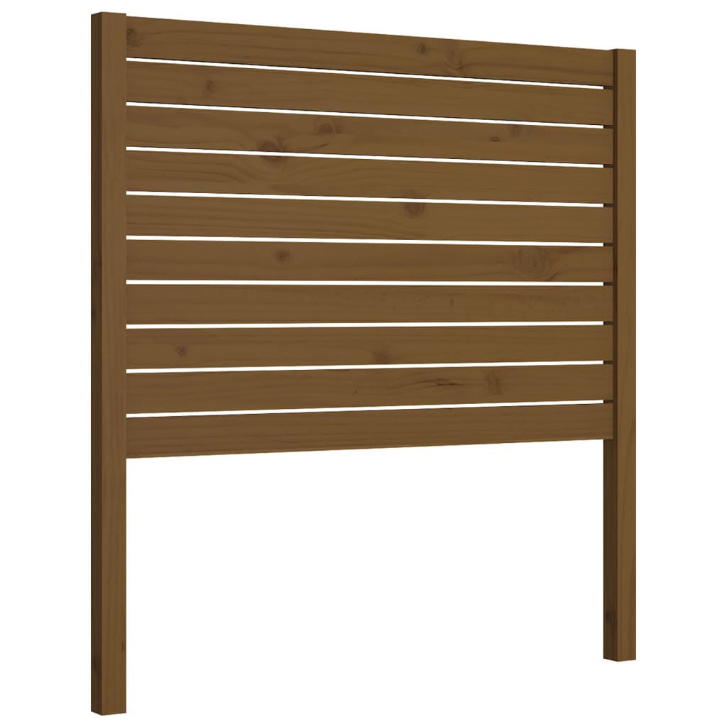 Tête de lit Marron miel 106x4x100 cm Bois massif de pin Têtes et pieds de lit vidaXL   