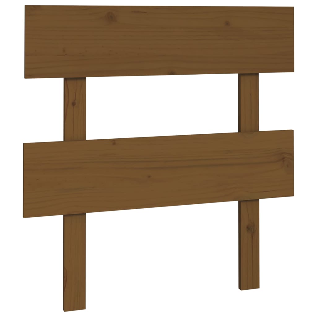 Tête de lit Marron miel 93,5x3x81 cm Bois massif de pin Têtes et pieds de lit vidaXL   