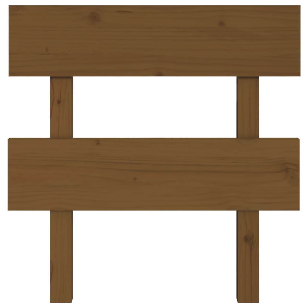 Tête de lit Marron miel 93,5x3x81 cm Bois massif de pin Têtes et pieds de lit vidaXL   