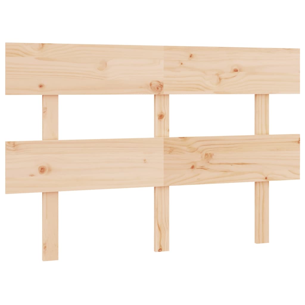 Tête de lit 124x3x81 cm Bois massif de pin Têtes et pieds de lit vidaXL   