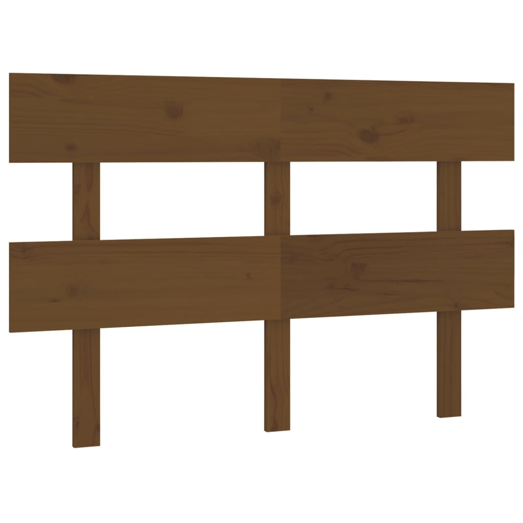 Tête de lit Marron miel 138x3x81 cm Bois massif de pin Têtes et pieds de lit vidaXL   