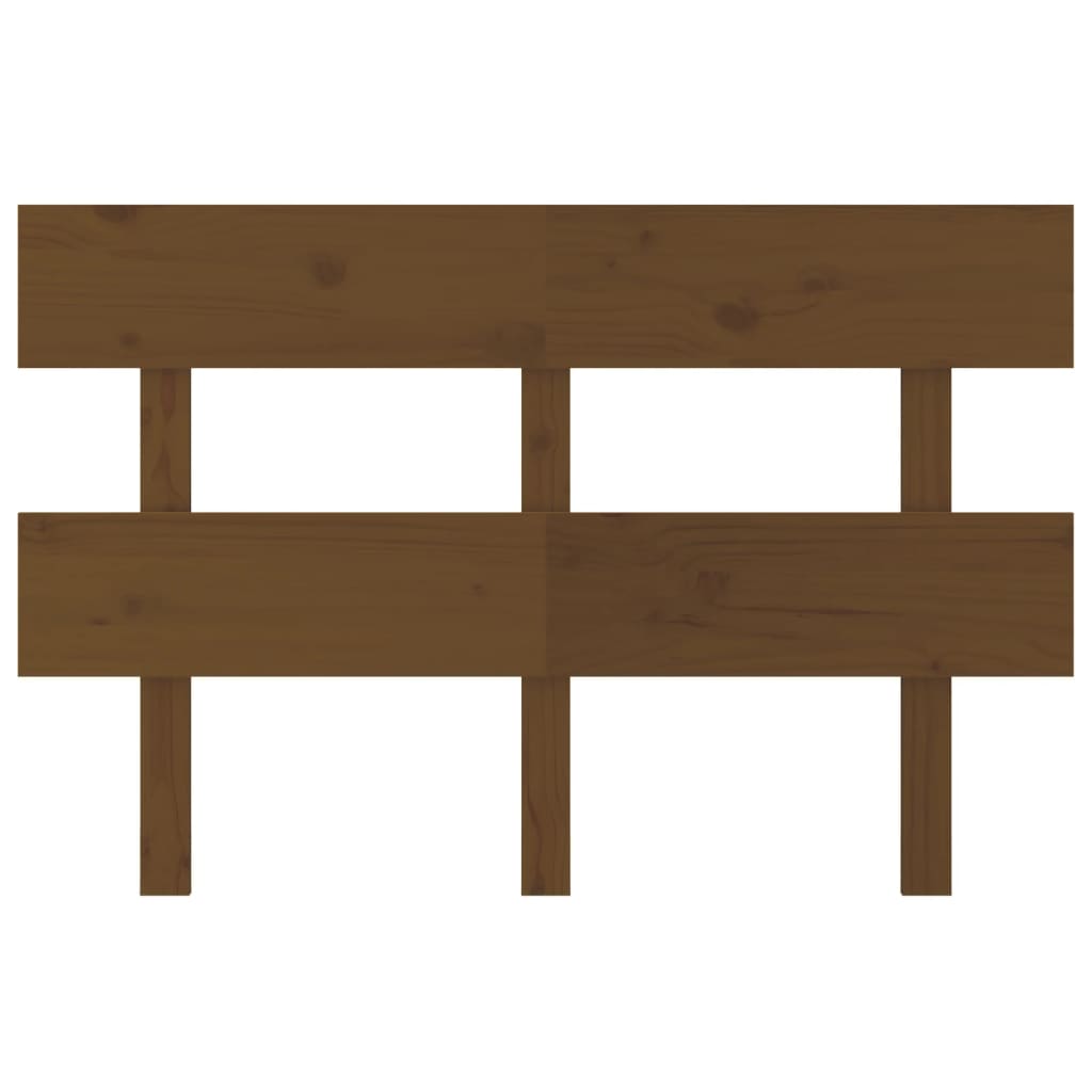 Tête de lit Marron miel 138x3x81 cm Bois massif de pin Têtes et pieds de lit vidaXL   