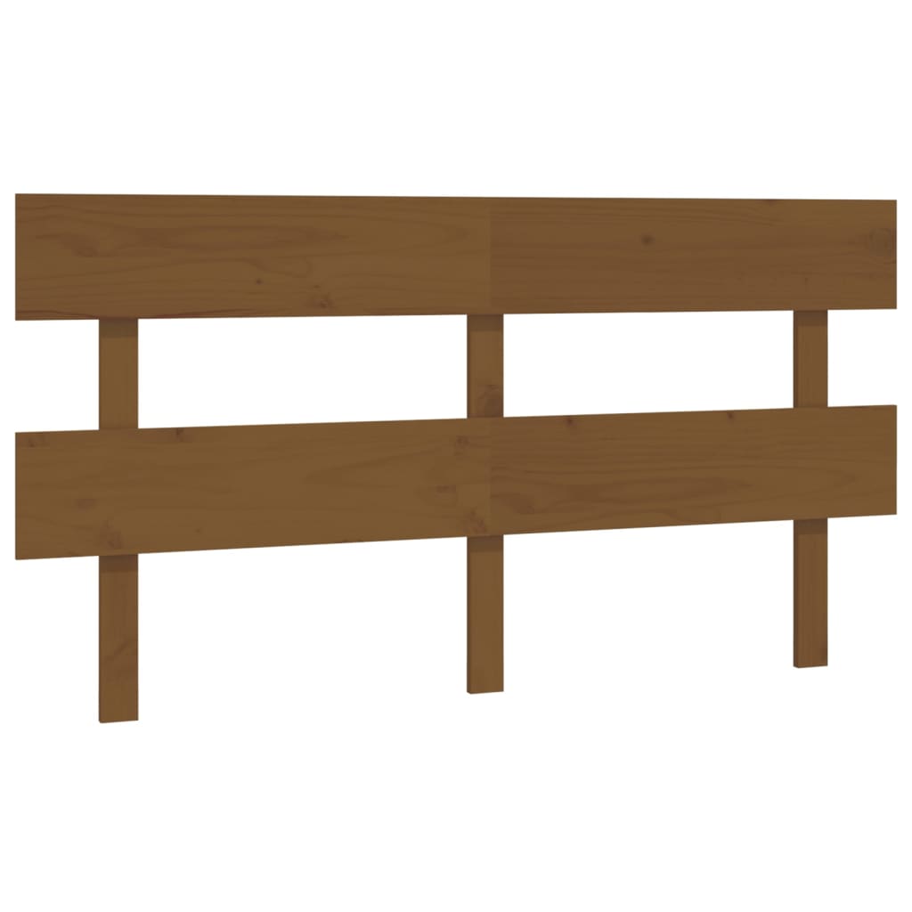 Tête de lit Marron miel 164x3x81 cm Bois massif de pin Têtes et pieds de lit vidaXL   