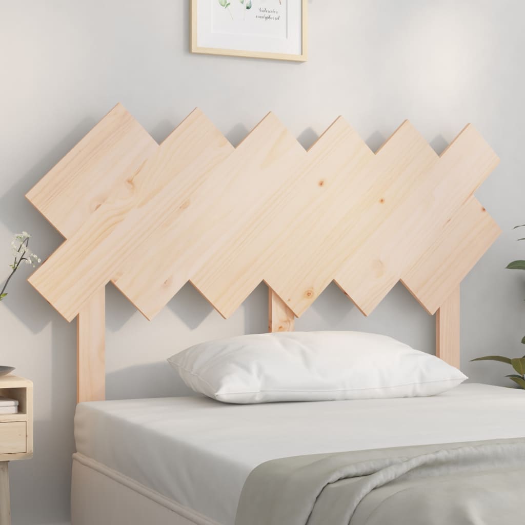 Tête de lit 122,5x3x80,5 cm Bois massif de pin Têtes et pieds de lit vidaXL   