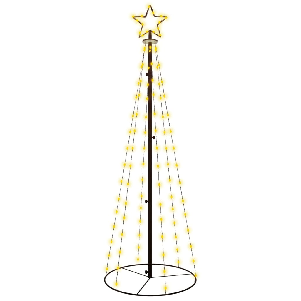 Arbre de Noël cône Blanc chaud 108 LED 70x180 cm - Xios Store SNC