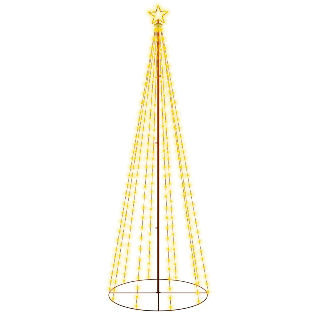 Arbre de Noël cône 310 LED Blanc chaud 100x300 cm - Xios Store SNC