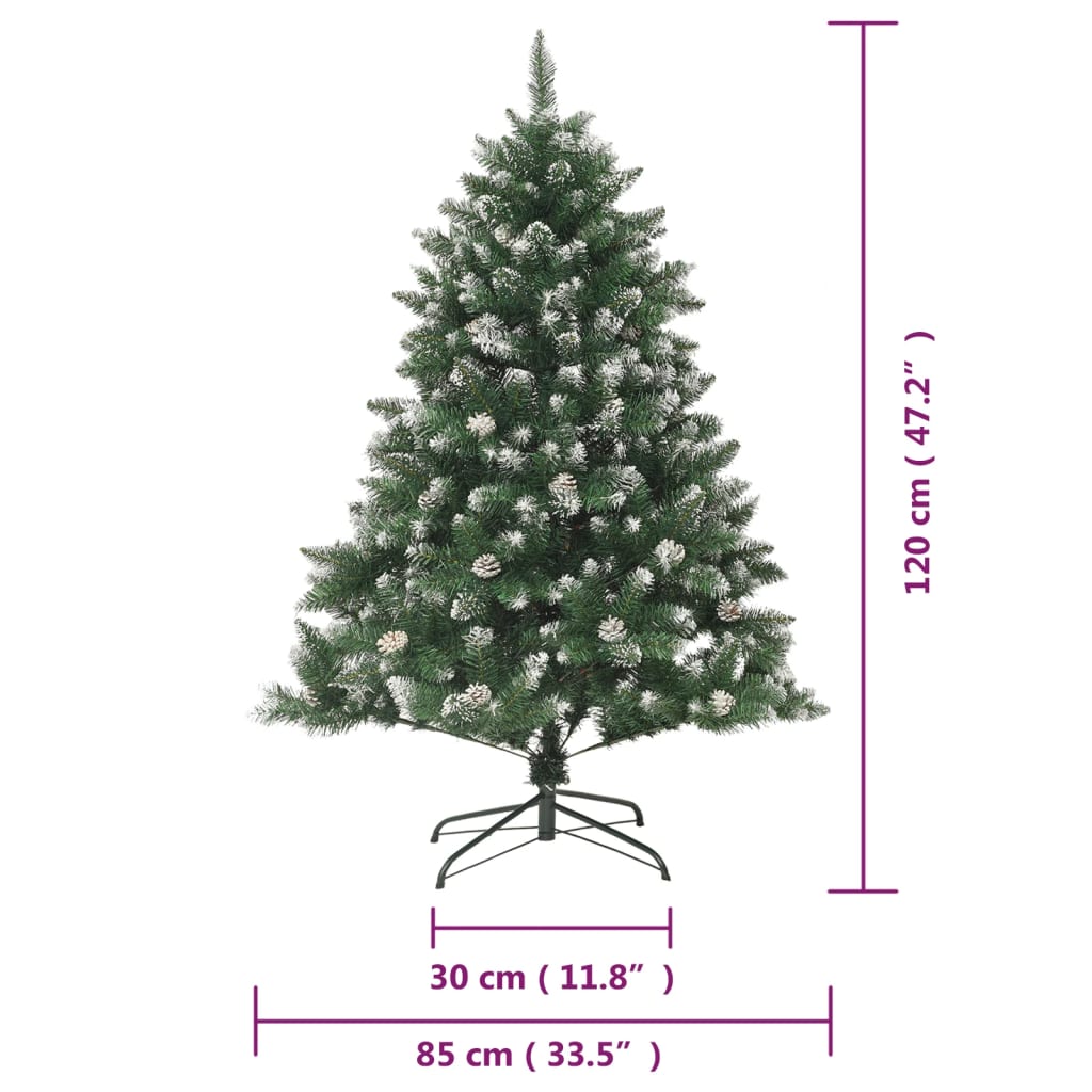 Sapin de Noël artificiel avec support 120 cm PVC - Xios Store SNC