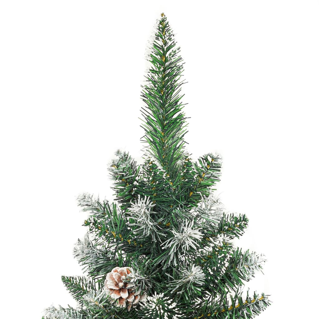 Sapin de Noël artificiel mince avec support 120 cm PVC - Xios Store SNC