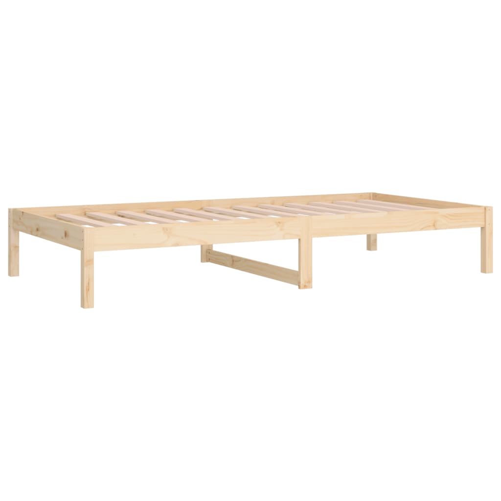 Lit de jour 90x200 cm Bois de pin massif Lits & cadres de lit vidaXL   