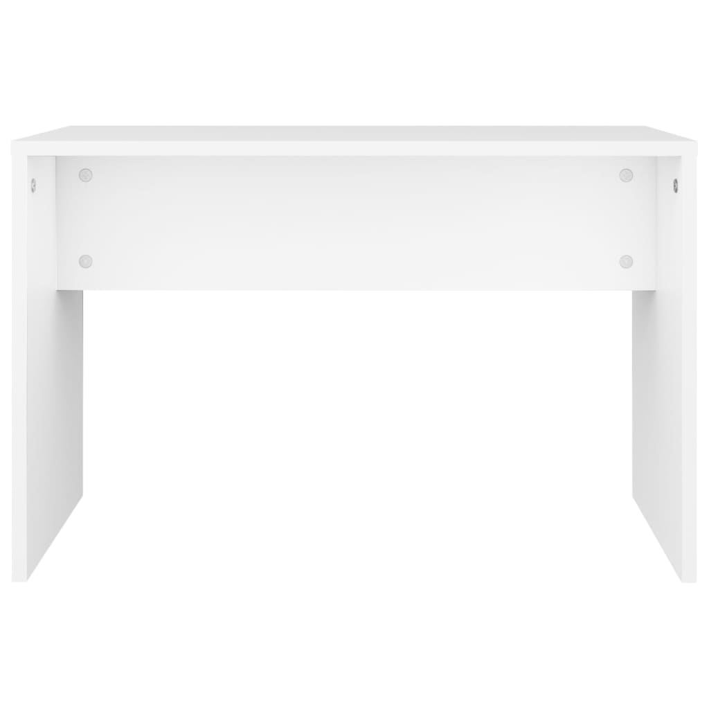 Tabouret de toilette Blanc 70x35x45 cm Bois d'ingénierie Bancs de coiffeuse vidaXL   