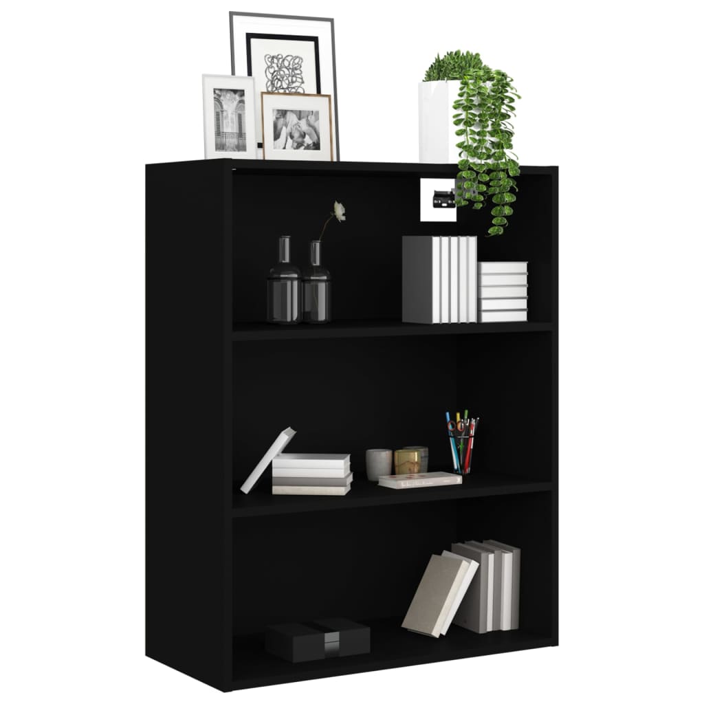 Image Armoire murale suspendue Noir 69,5x32,5x90 cm | Xios Store SNC vidaXL Xios Store SNC