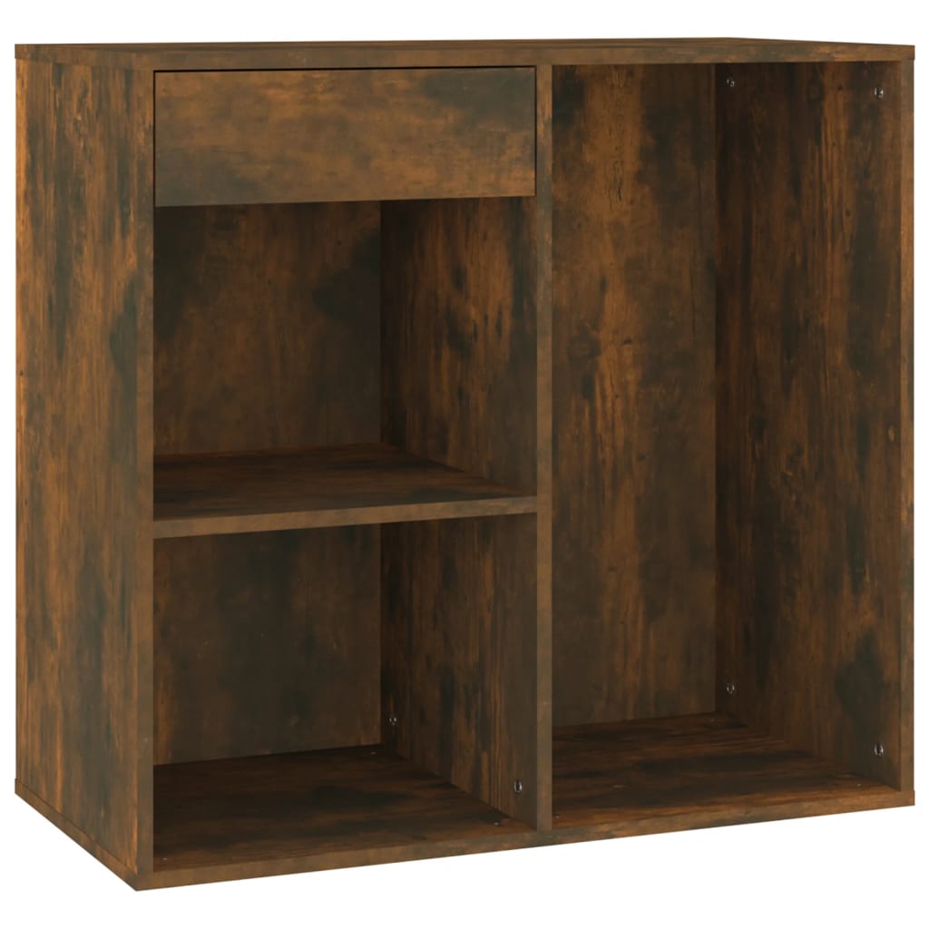 Armoire cosmétique Chêne fumé 80x40x75 cm Bois d'ingénierie Armoires & meubles de rangement vidaXL