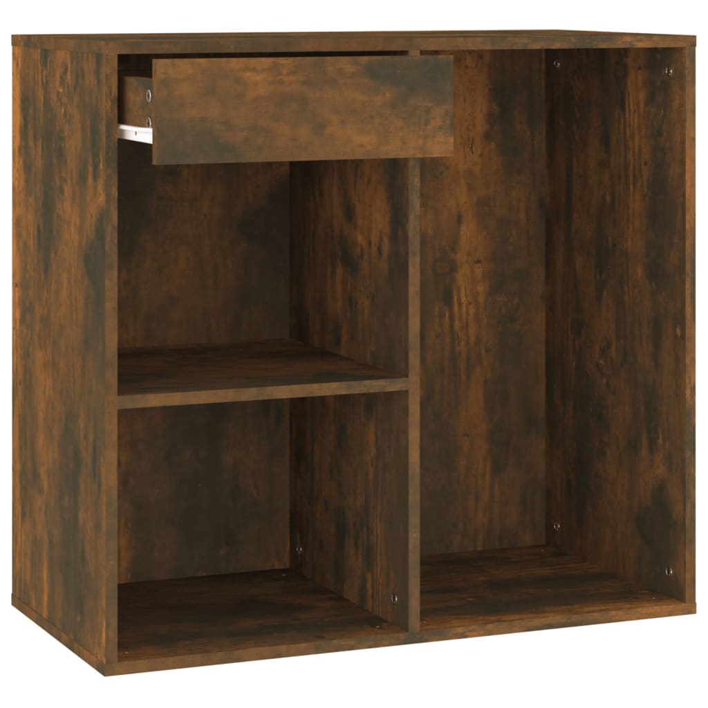 Armoire cosmétique Chêne fumé 80x40x75 cm Bois d'ingénierie Armoires & meubles de rangement vidaXL