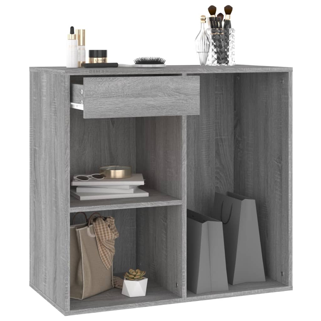 Armoire cosmétique Sonoma gris 80x40x75 cm Bois d'ingénierie Armoires & meubles de rangement vidaXL