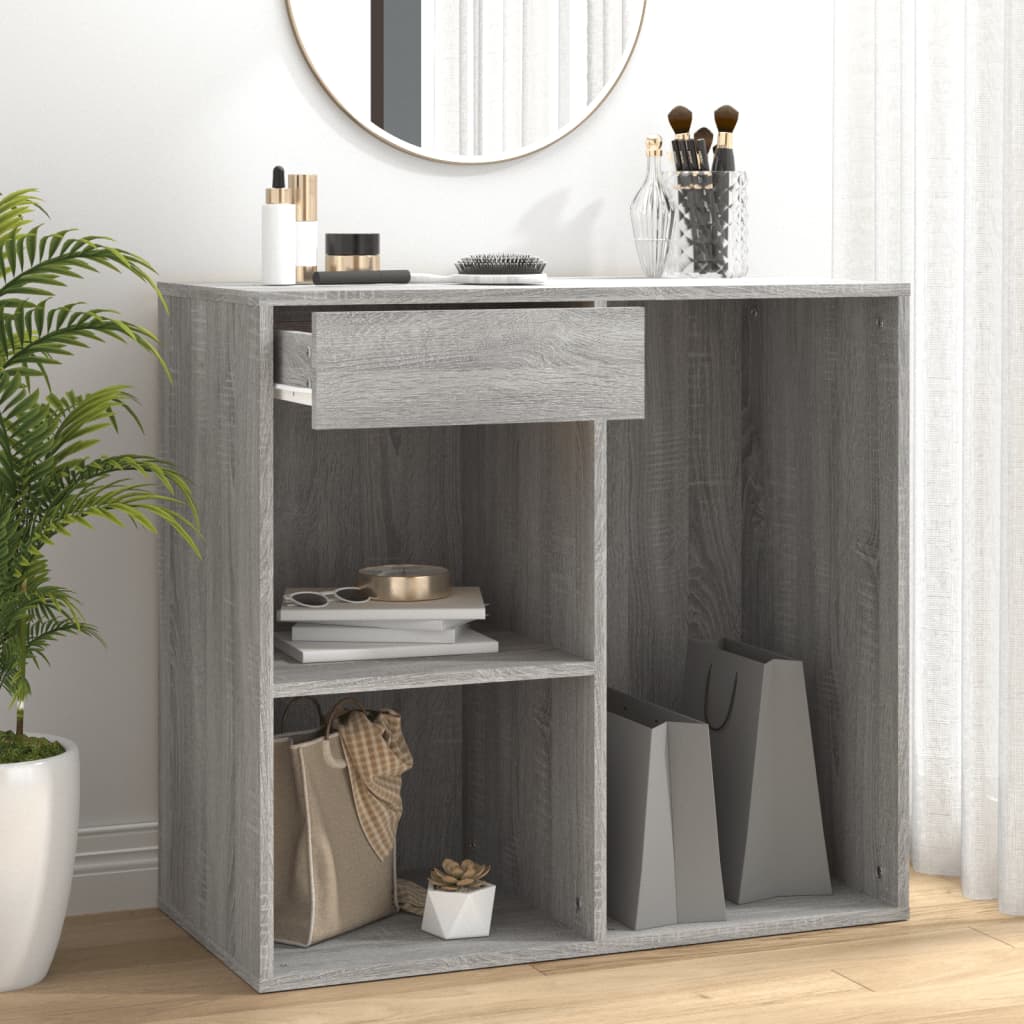 Armoire cosmétique Sonoma gris 80x40x75 cm Bois d'ingénierie Armoires & meubles de rangement vidaXL