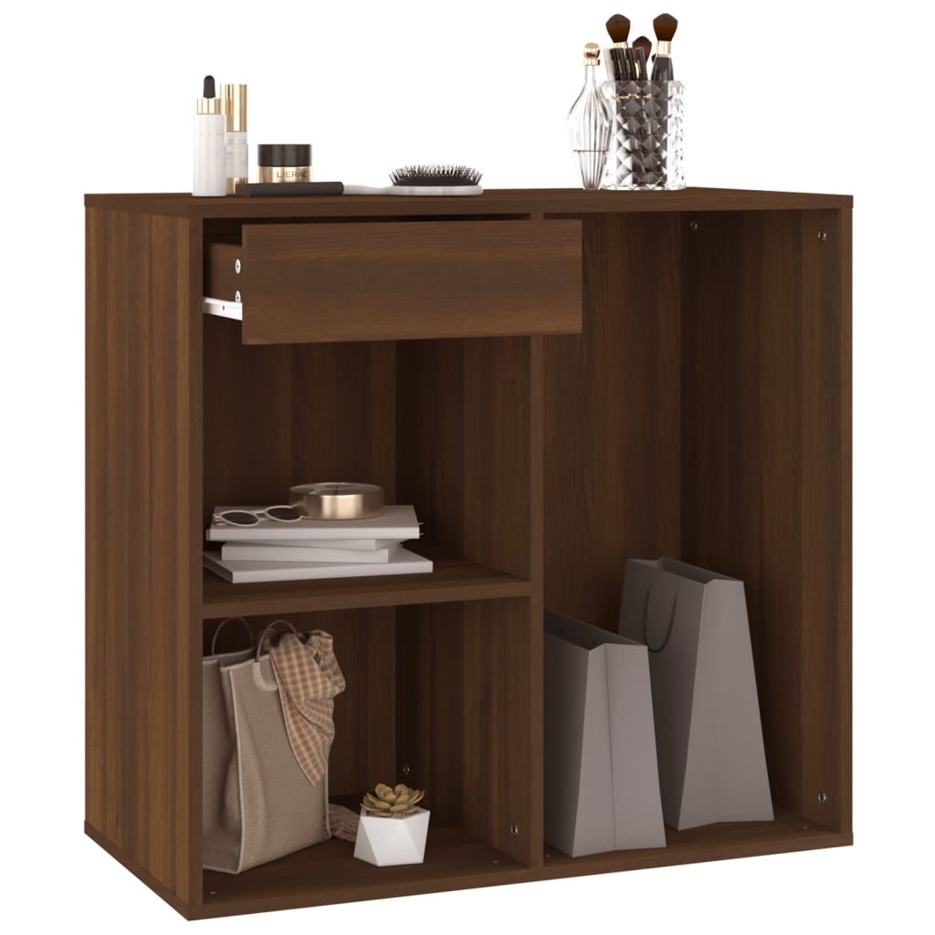 Armoire cosmétique Chêne marron 80x40x75 cm Bois d'ingénierie Armoires & meubles de rangement vidaXL