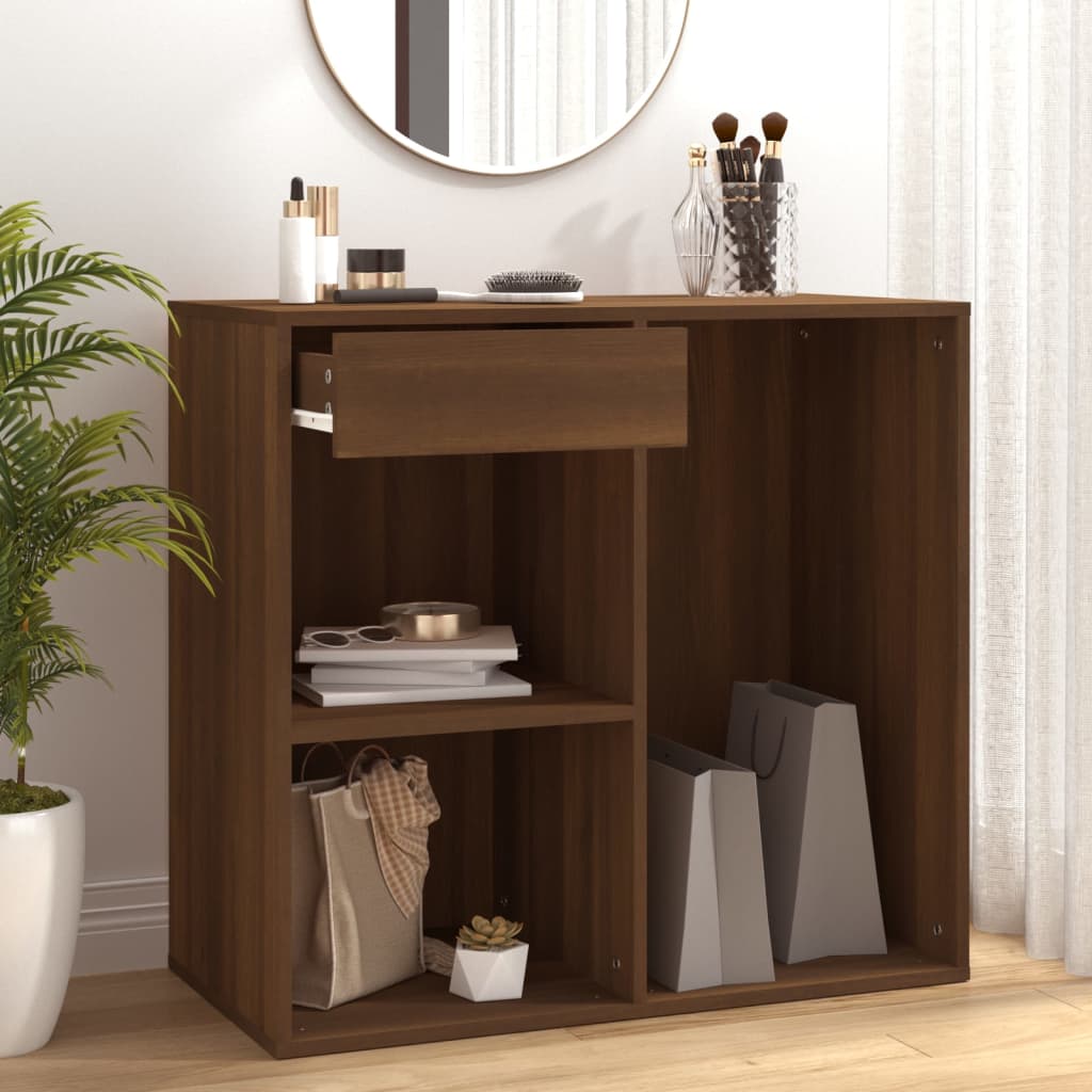 Armoire cosmétique Chêne marron 80x40x75 cm Bois d'ingénierie Armoires & meubles de rangement vidaXL