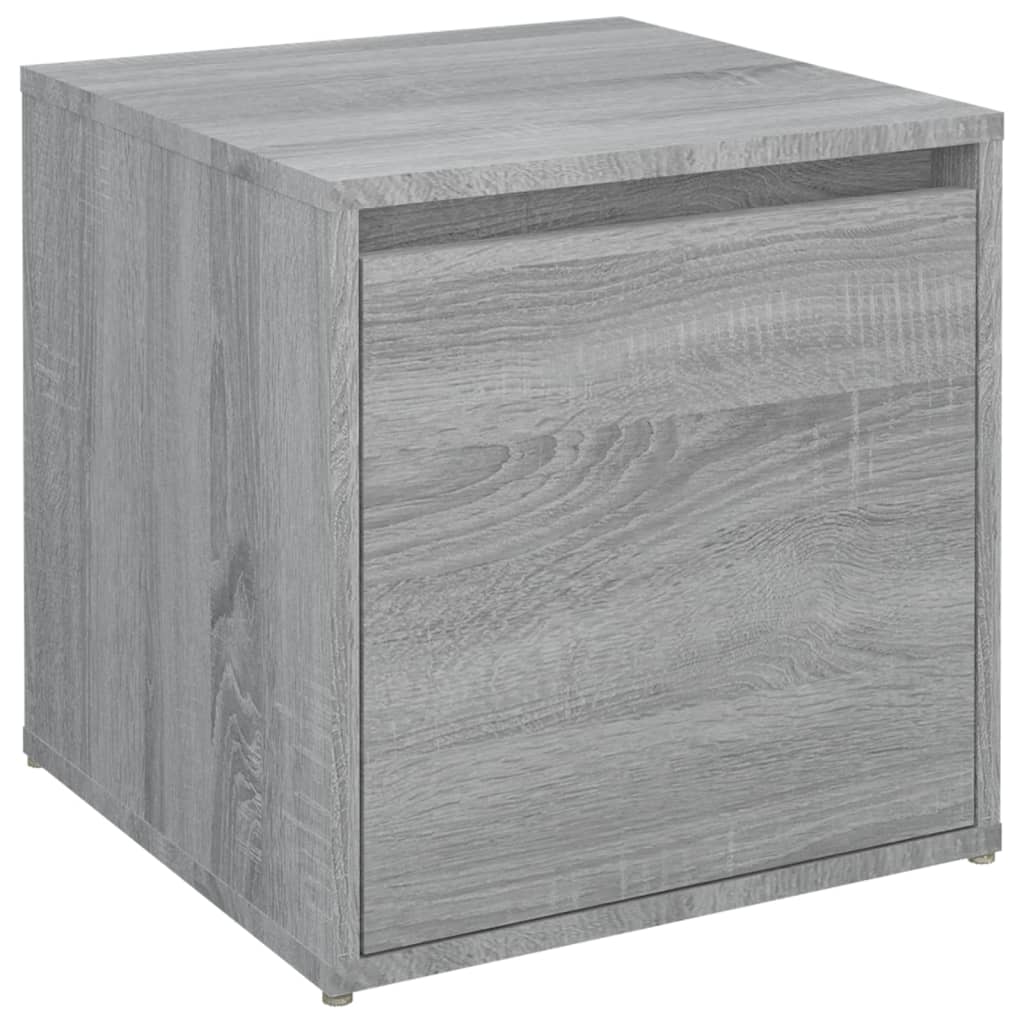 Tiroir boîte Sonoma gris 40,5x40x40 cm Bois d'ingénierie Commodes vidaXL