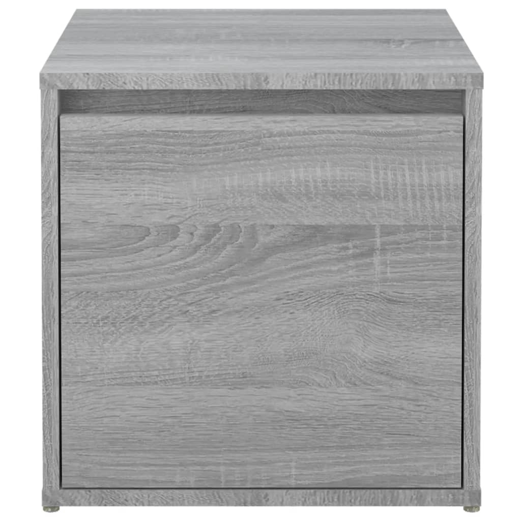 Tiroir boîte Sonoma gris 40,5x40x40 cm Bois d'ingénierie Commodes vidaXL