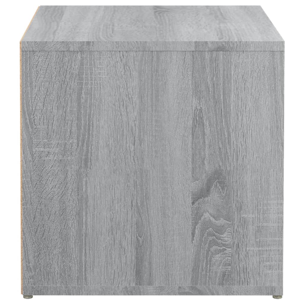 Tiroir boîte Sonoma gris 40,5x40x40 cm Bois d'ingénierie Commodes vidaXL